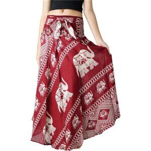 Long Skirts for Women Red Elephant